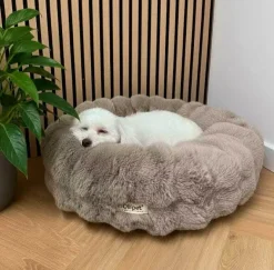 Ollipet Soft Wave Luksus Donutseng | Khaki