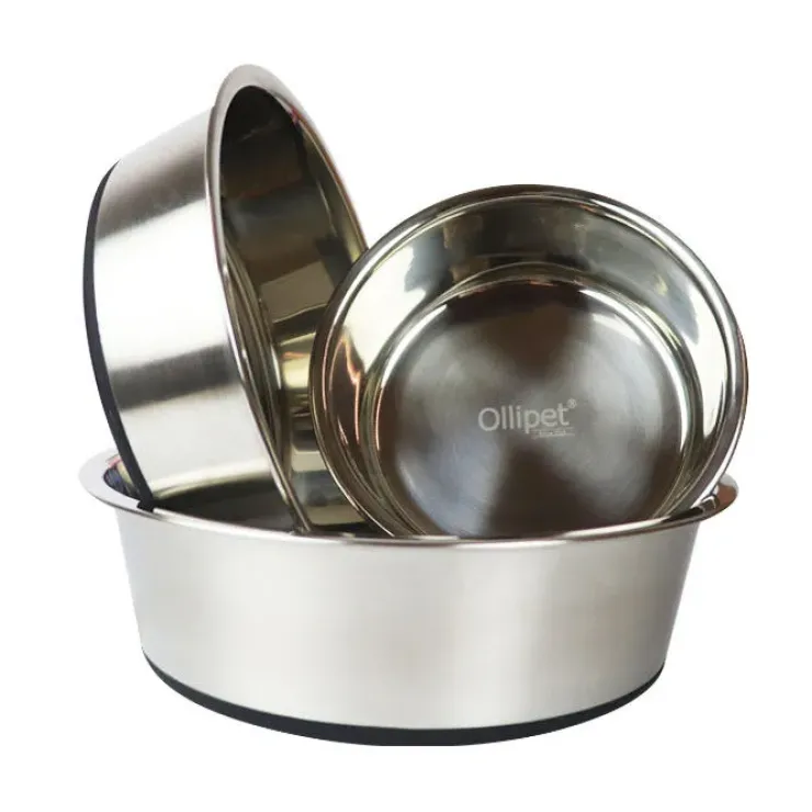 Ollipet Stainless steel bowl anti-slip