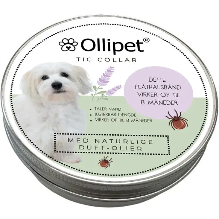Ollipet Tic Collar | Naturlig Flåthalsbånd