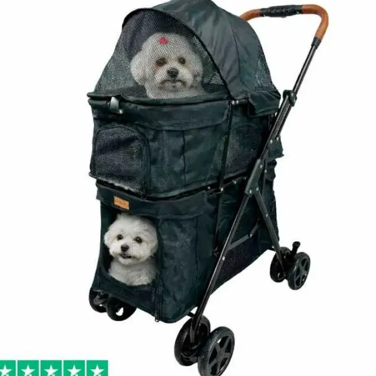 Ollipet Torino Twin klapvogn hunde og katte
