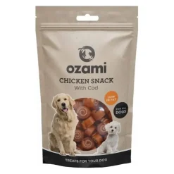 Ozami godbidder med kylling og torsk | 100g