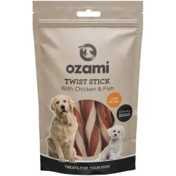 Ozami twist stick m. kylling og fisk | 100g
