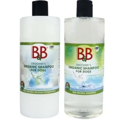 Pakketilbud | B&B Parfumefri hundeshampoo og balsamsæt | 750ml