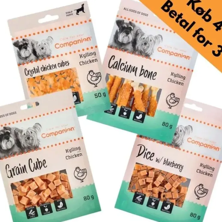 Pakketilbud | Companion Chicken-pakke | Køb 4 Betal for 3