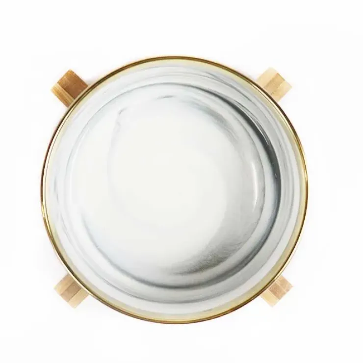 Pakketilbud | Ollipet Antonio Keramikskål med Bambusholder, 15 cm