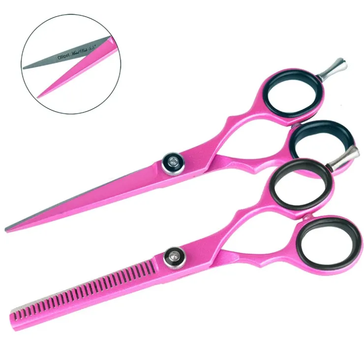 Pakketilbud | Ollipet Metal Pink saksesæt 5,5"