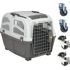 Pakketilbud | Skudo 4 hundetransportbur med hjul