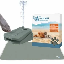 Pakketilbud | Splash Water Fountain og Premium Kølemåtte