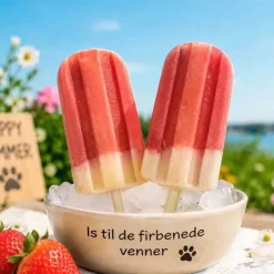 Pup Fun Milkshake is | Jordbær 2stk.