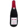 Red wine Plysflaske