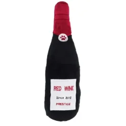 Red wine Plysflaske