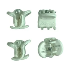 Silicone claw hårclips | 4 stk.