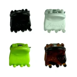 Silicone claw hårclips | 4 stk.