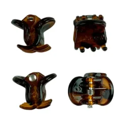 Silicone claw hårclips | 4 stk.