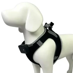 Step-in hundesele med LED-lys