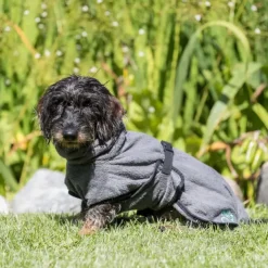 Trixie Grå hundebadekåbe