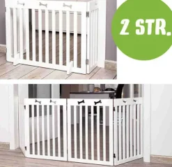 Trixie Hundegitter hvidlakeret MDF
