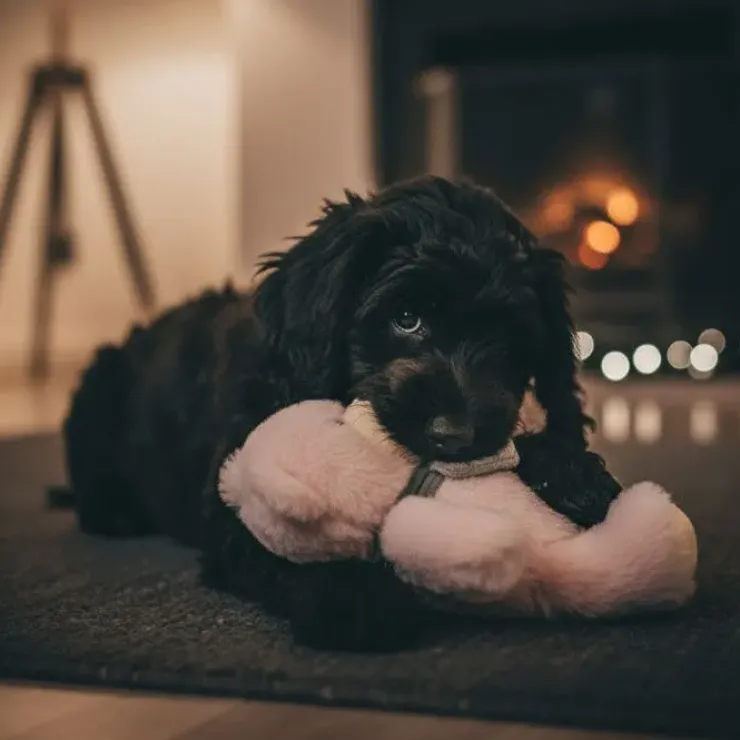 Trixie plysbamse i lyserød
