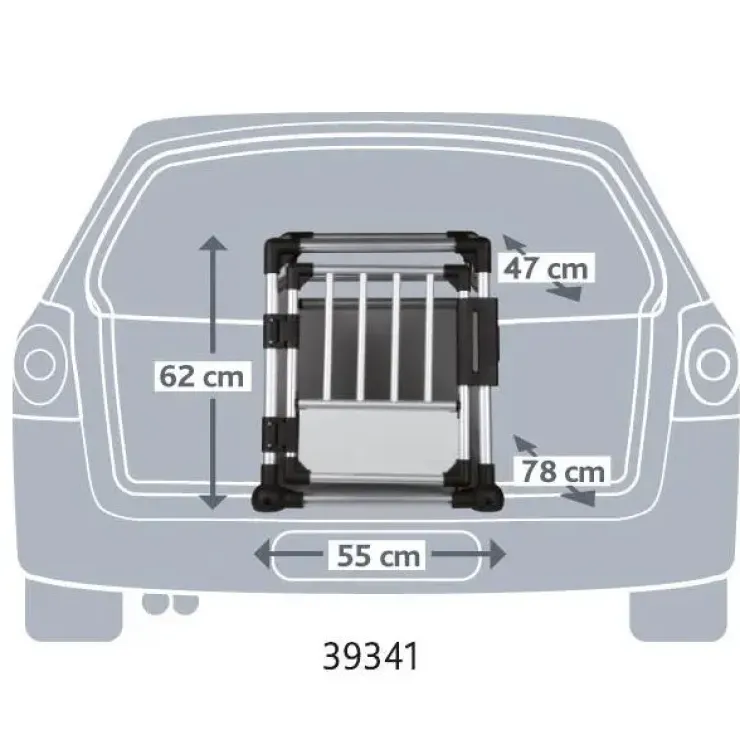 Trixie Transportboks i aluminium