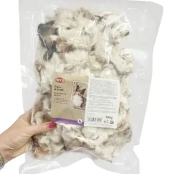 Trixie Tørret Kaninskind med pels | 500g.