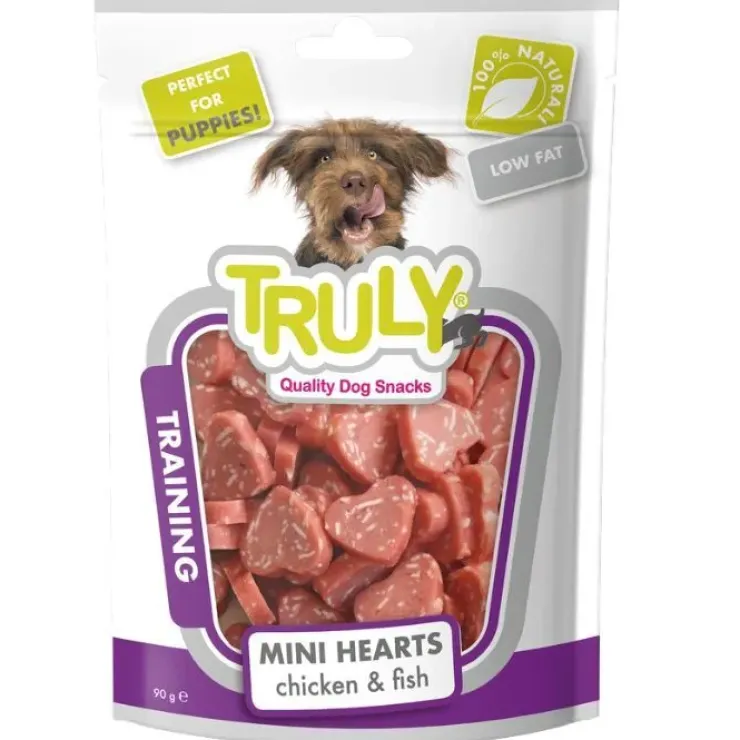 Truly Dog Puppy Mini Hearts | 90g
