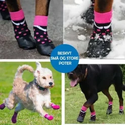Vandtætte Hundestrømper/støvler | 4 stk