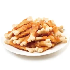 Wanpy Chicken Jerky & Calcium Bone Twists | 100g